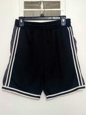 Athletic Shorts with White Stripes